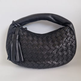 Mercer & Madison leren handtas | Zwart |