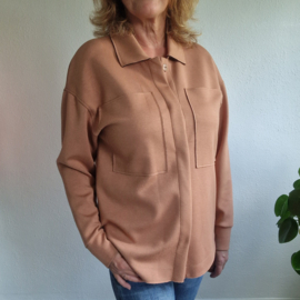 Riani blouse. Maat 38/40, Karamel.
