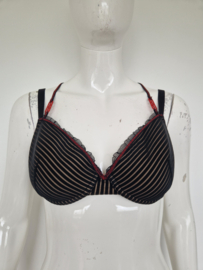 Marlies Dekkers bh. Maat 70E. Zwart/rood.