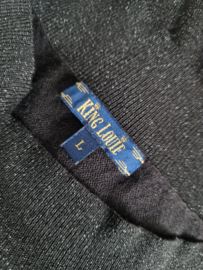 King Louie spencer. Maat L. Zwart/lurex
