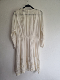 Berenice Paris katoenen boho jurk. Maat 40. Wit.