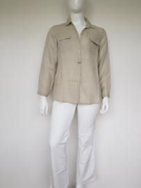 Cross Point blouse. Mt. 42. Sand/linnen.