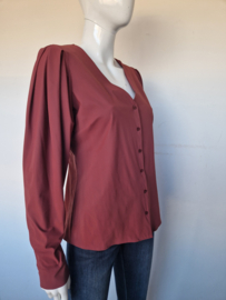 Studio Anneloes blouse. Maat M. Oudroze/travelstof.