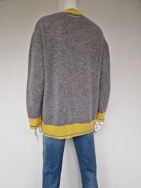 Ermanno Scervino vest. Maat 38, Grijs/kasjmier.