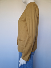 10 FEET linnen Blazer. Maat M. Okergeel.