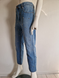 Isabel Marant Studded jeans Califfy. Maat 40, Blauw.