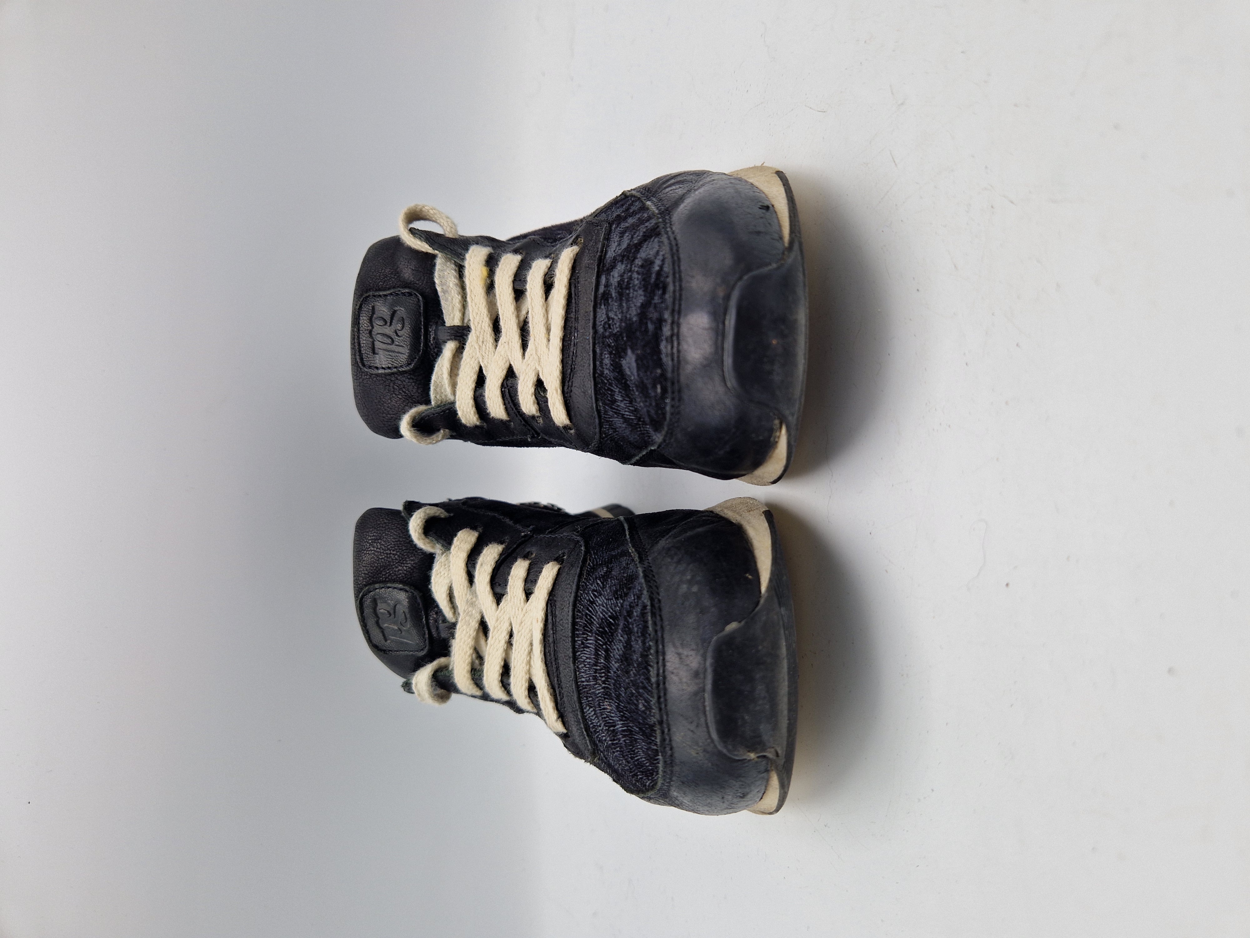 Paul Green sneakers. Maat 4,5, Zwart/leer.