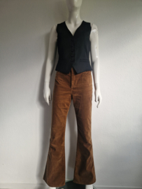 Vanilia gilet. Maat 36/38, Zwart.