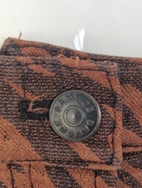 Samsoe & Samsoe pantalon. Maat 42. Bruin/zebraprint.