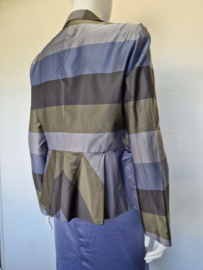 Emporio Armani blazer. Mt. 40, Blauw/grijs/groen.