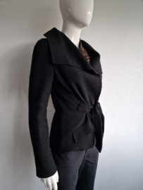 Nicowa vest. Maat 38, Zwart/wol.