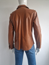 Studio Anneloes blouse. Maat L. Karamel/ imitatieleer.