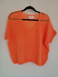 Les Tricots de Léa | Maat 0 | Neon oranje |