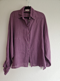 La Salle Amsterdam blouse. Maat 42. Paars.