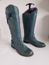 Diesel Amazzone II leren laarzen | Maat 39 | Silver Blue