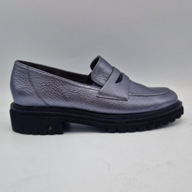 Paul Green loafers. Maat 39, Zilver/leer.