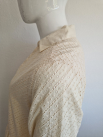 Yaya Women jurk. Maat 40, Crème/broderie.