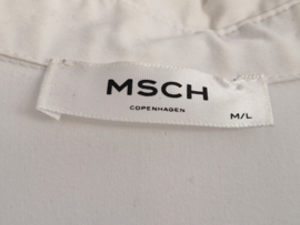 MSCH Copenhagen blouse. Maat M/L. Wit.