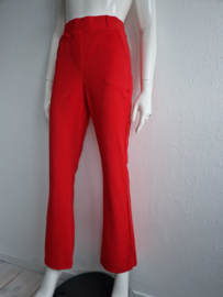 Studio Anneloes flared pantalon. Maat S. Rood/travelstof.