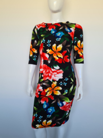 Vintage Chic jurk. Mt. XL. Bloemenprint.