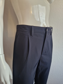 Zenggi cropped pantalon. Maat 2, Donkerblauw.