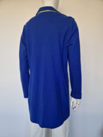 Opus blazer Helen Structure. Maat 40, Blauw.