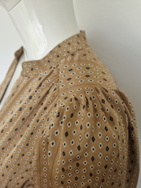 Selected Femme ankle dress. Maat 38,Bruin/print