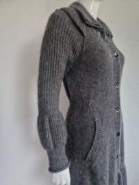 Marc Cain vest. Maat 3,Grijs/wolblend.