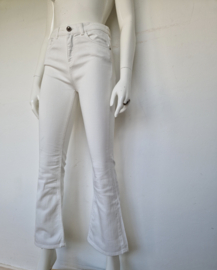Pinko flared jeans Flora. Mt. 27, Wit.
