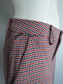 Reiko pantalon Pamelo Fancy. Maat 28. Blauw/rood.