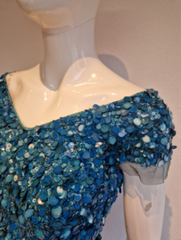 Ronald Kolk top. Maat 34/36, Blauw/lovers.