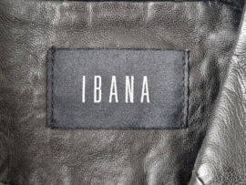 Ibana cropped jacket Jerta. Mt. 36, Zwart/leer.