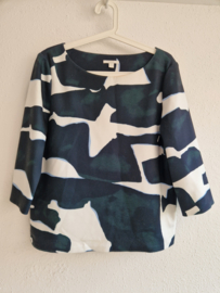 COS top met grafische print. Maat 38. All over print.