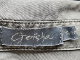 Geisha blousejurk. Mt. S. Army/Tencel.