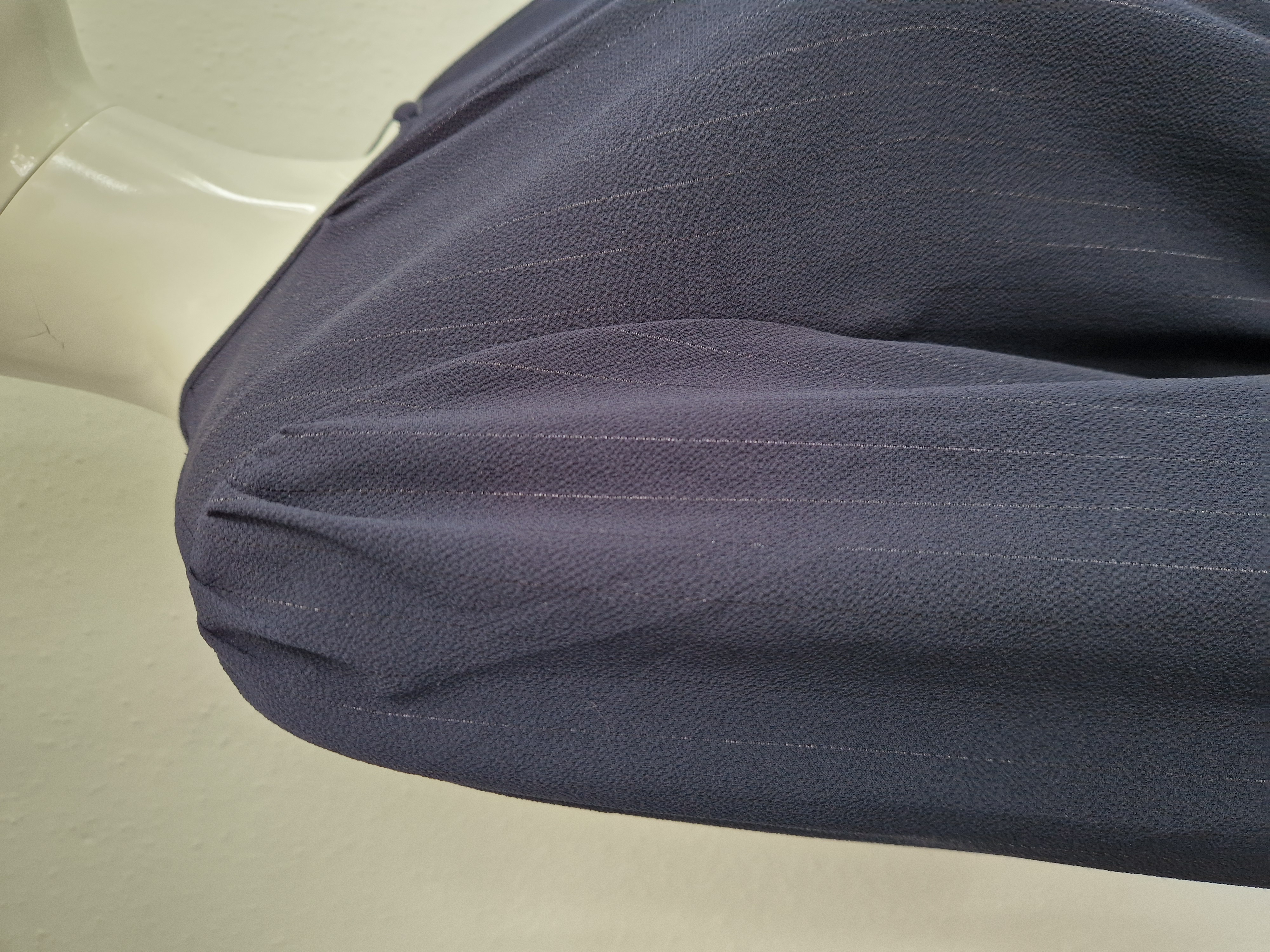 Sissy Boy jurk.Maat L. Donkerblauw/krijtstreep.