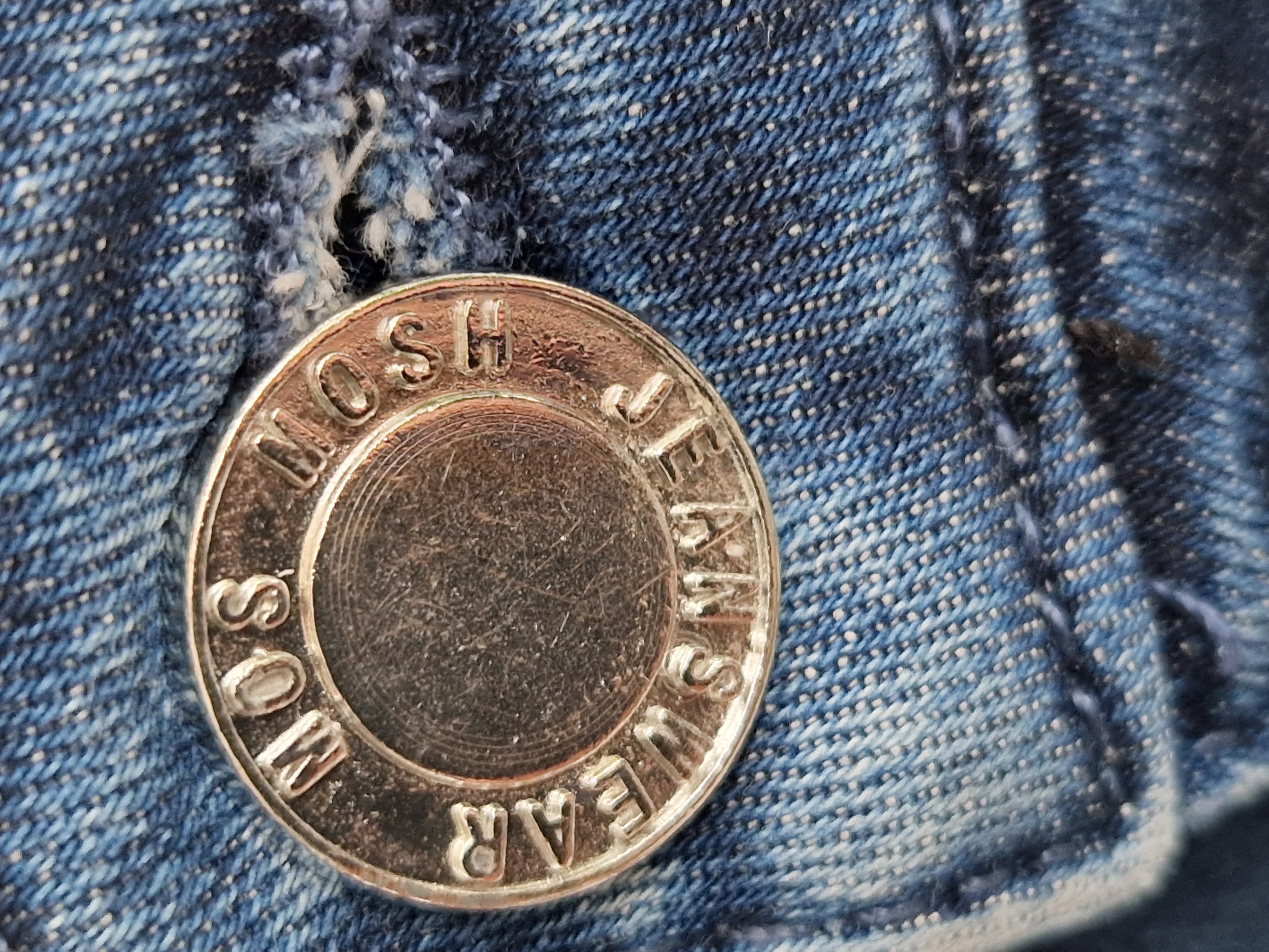 Mos Mosh cropped jeans. Maat 28, Blauw.