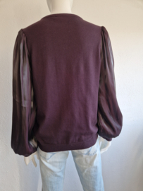 Studio Anneloes pullover. Maat XL. Aubergine.