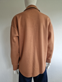 Riani blouse. Maat 38/40, Karamel.