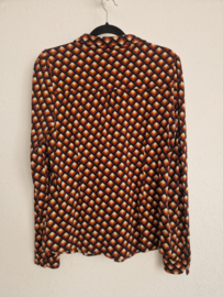 King Louie blouse | Maat 40 |Retro print |
