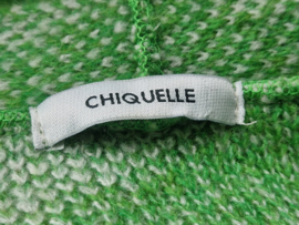 Chiquelle vest. Maat 40/42. Groen/crème.