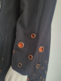 Sao Paulo trenchcoat. Maat 36, Zwart