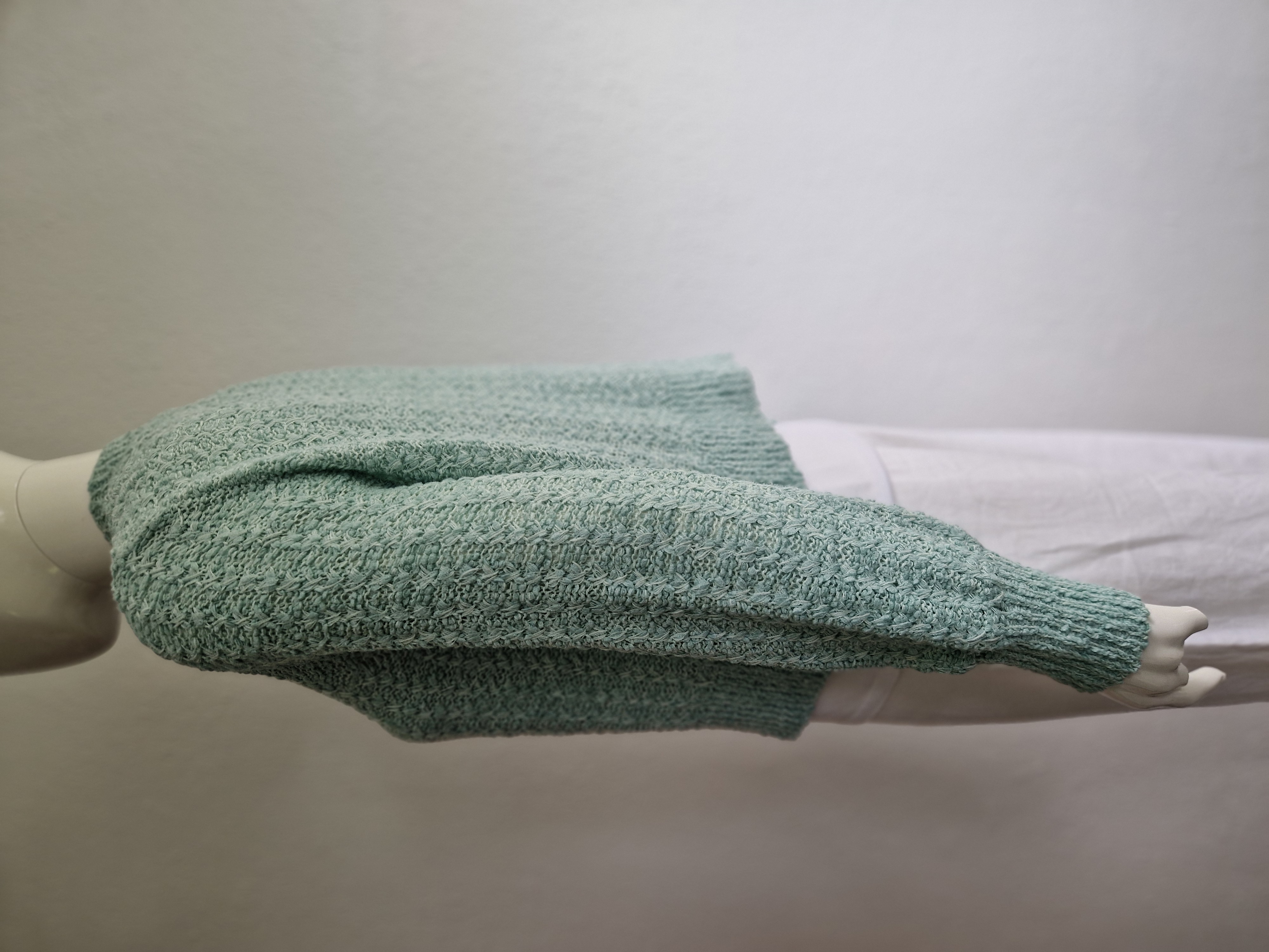Caroline Biss vest. Maat 40. Zeegroen.