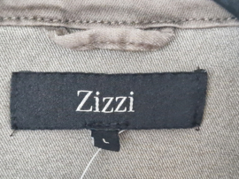 Zizzi denim jack. Mt. L. Olijfgroen.