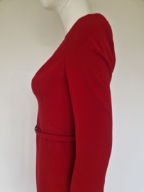 Karen Millen Forever Bar Belt Dress. Maat 36, Rood