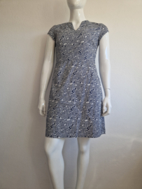 River Woods zomerjurk. Maat 40/42, Blauw/wit.