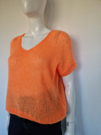 Les Tricots de Léa | Maat 0 | Neon oranje |