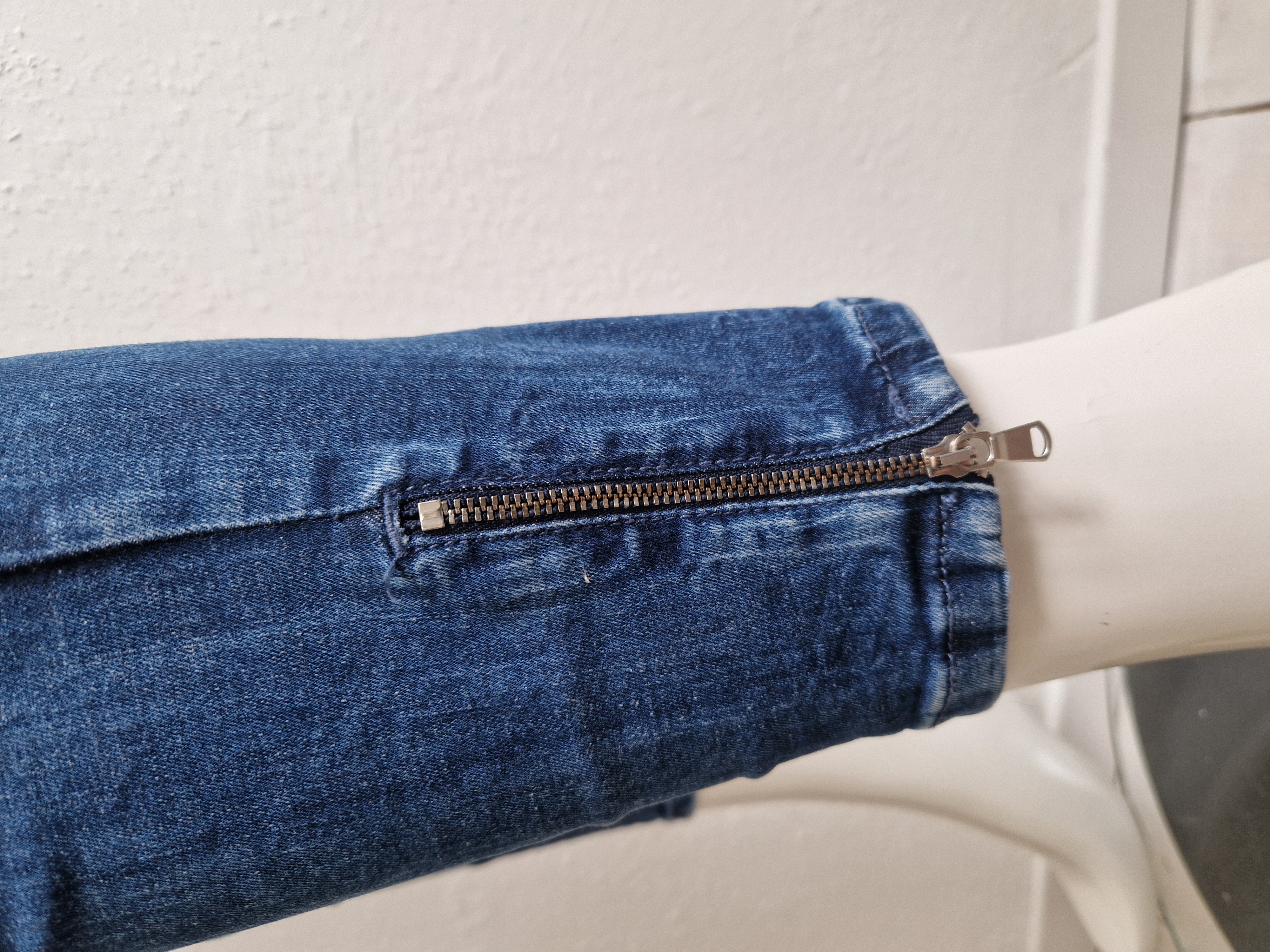 Mos Mosh cropped jeans. Maat 28, Blauw.