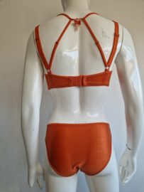 Marlies Dekkers set. Maat 75E/M. Oranje
