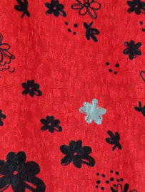 POM Amsterdam jurk. Maat 36/38, Rood/print.