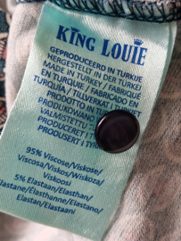 King Louie blouse. Maat M. Groen/print.